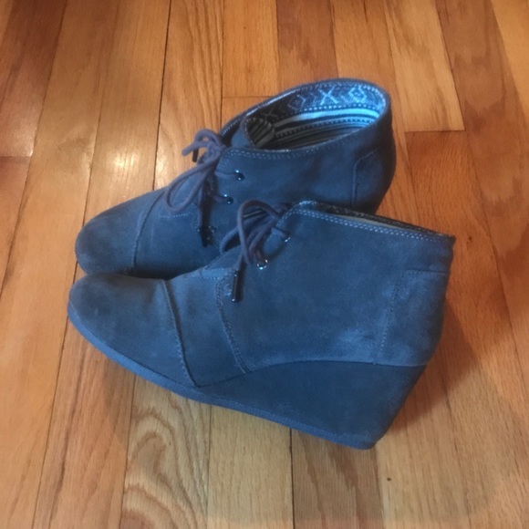Toms Shoes - tom’s wedge heels